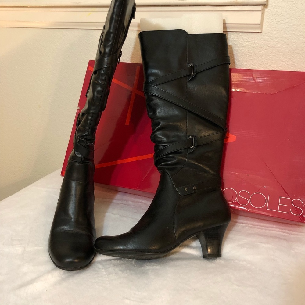 Knee High Black Boot